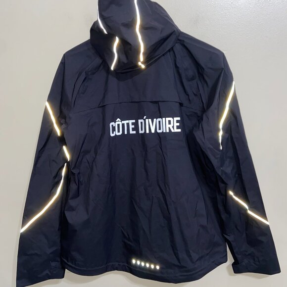 Nike Pro Elite Cote Divoire Team Issue Running Storm Rain Jacket Men's L NEW - Picture 8 of 13